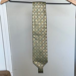 Zegna XXX green silk tie